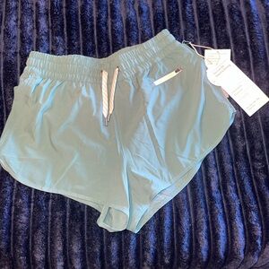Vuori Teal Athletic Shorts